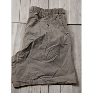 George Foreman Shorts Big Mens Plus Size 50 50BIG Khaki Flat Front Chino POckets